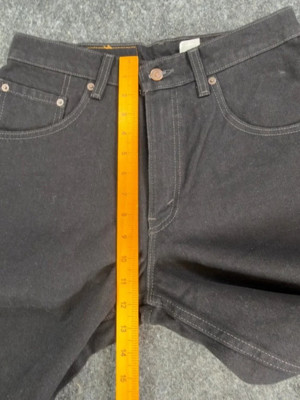 Levis 560 Jeans Mens W31 L34 Black Cotton Loose Tapered Vintage 1996 Made in USA